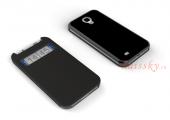 pu and pc with uv coating case for galaxy s4